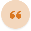 A round orange object with green background